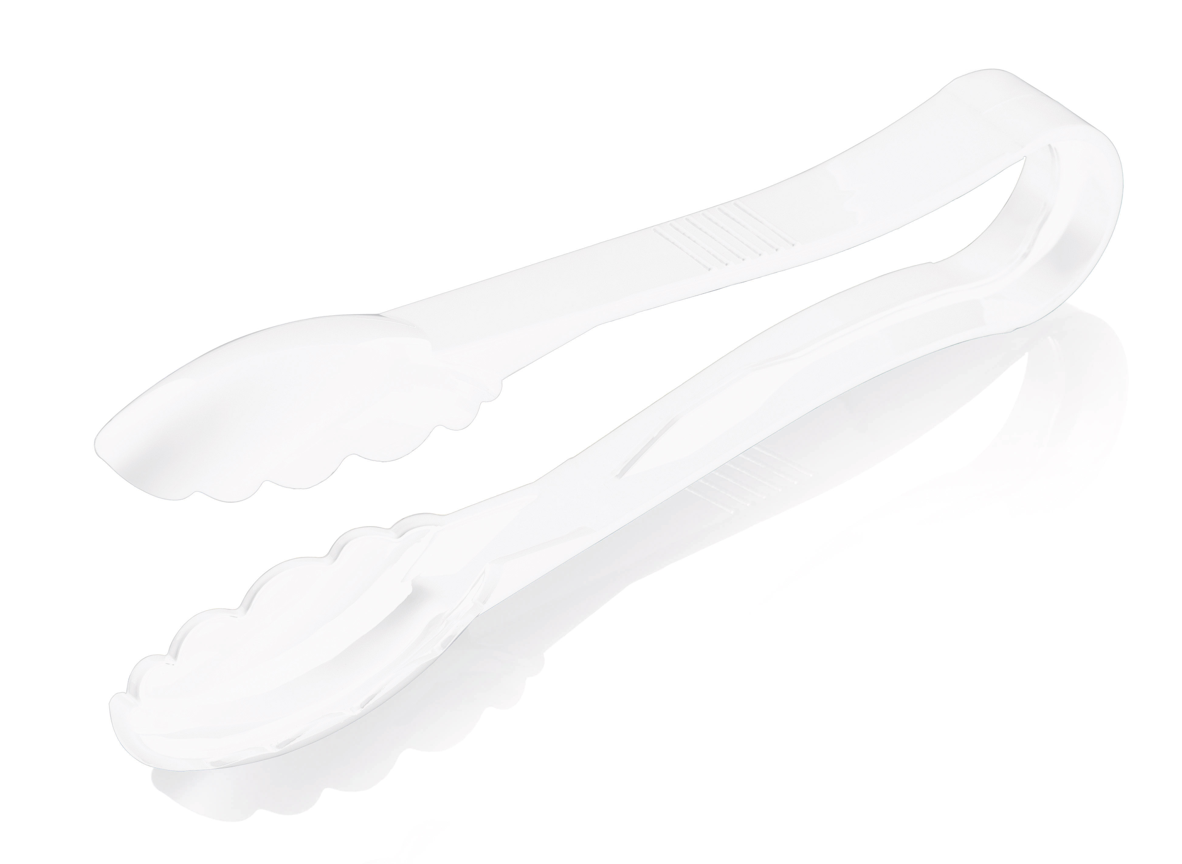 ARAVEN Salatzange mit 23cm Länge aus Polycarbonat, weiß