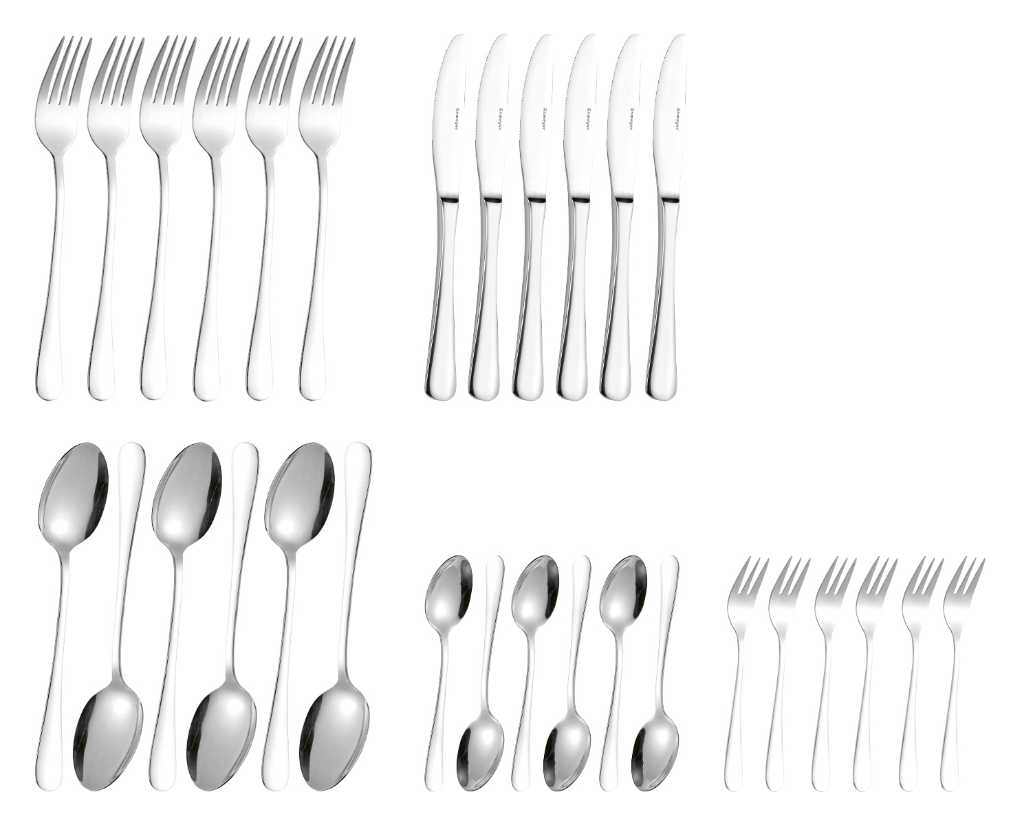 30-teiliges Besteck SYLVIA,