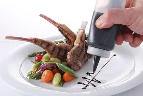 HENDI Spenderflasche für Saucen - Farbe: transparent - 0,35 Liter Ø55x205 mm