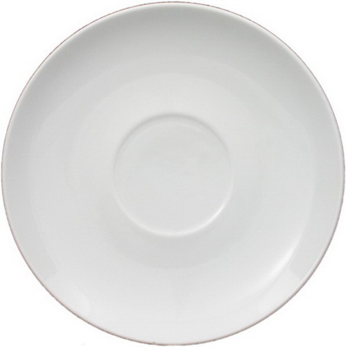 Frühstückstasse, Untere 19 cm Form Alice uni weiß.