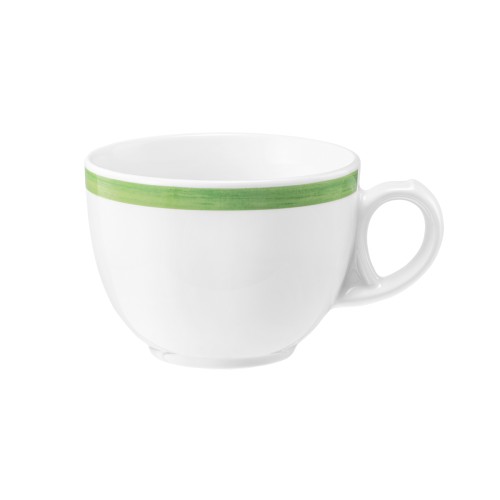 Seltmann Obere zur Kaffeetasse 0,22 l Tulpe, rund, Form: Community, Dekor: 57394 Pinselband 7, hohe Kantenschlagfestigkeit, Made in Germany