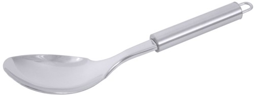 Vorlegelöffel Serie POLARIS, seidenmatt polierter Griff, Löffel hochglänzend, ganz aus Edelstahl 18/10 Löffelmaß: 9,5 cm x 6,5 cm,