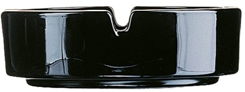 Ascher schwarz rund, stapelbar Durchmesser 10,7 cm