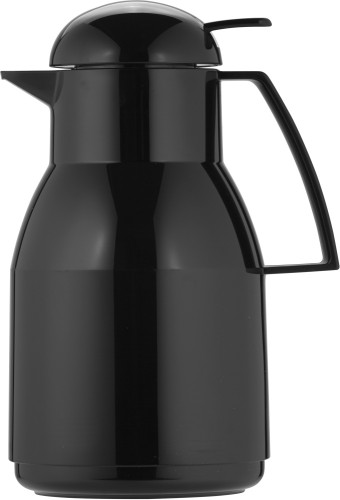 Helios Isolierkanne Top Push 1,0 l schwarz