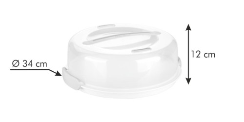 Kühl-Servierbrett mit niedriger Haube DELÍCA ø 34 cm