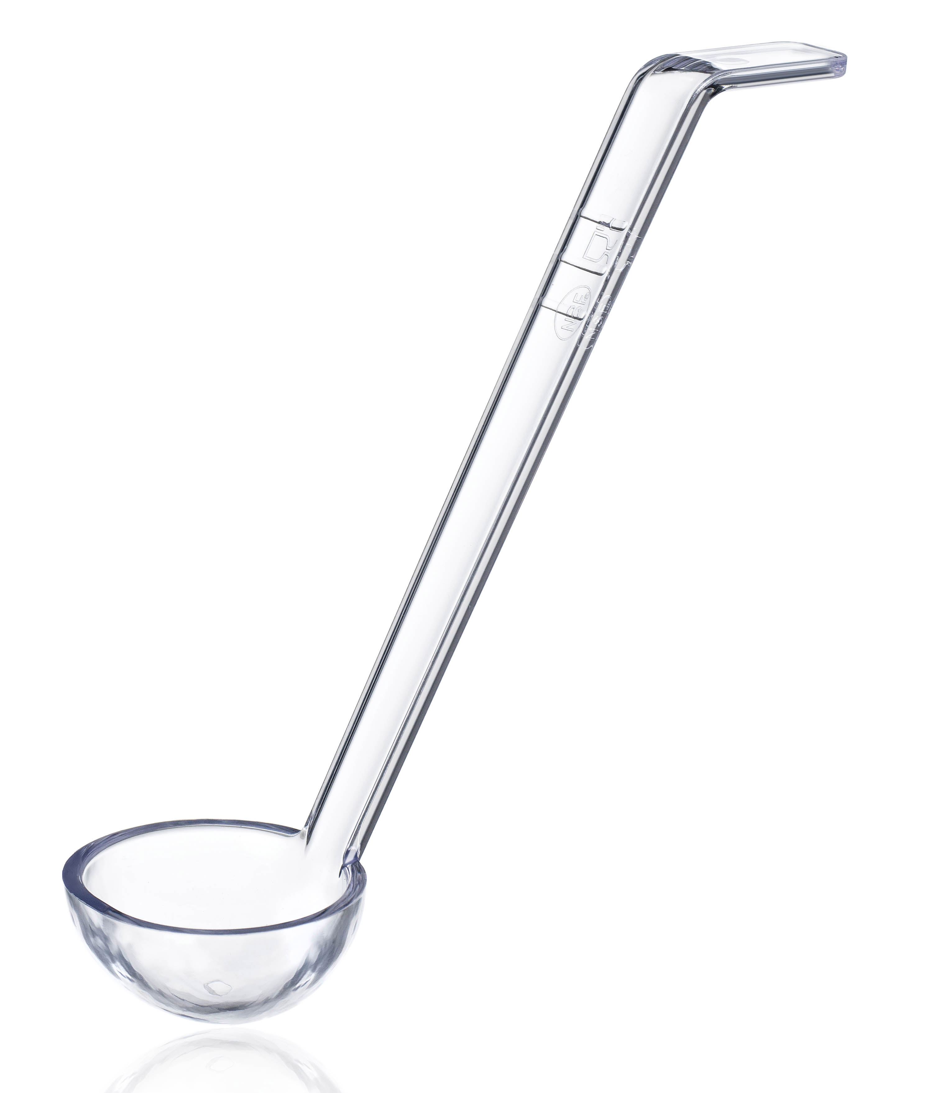 ARAVEN Saucenkelle mit 250ml Füllvermogen und aus Polycarbonat, durchsichtig