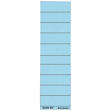 Leitz Beschriftungsschild ALPHA® 60 x 21 mm (B x H) 190g/m² Karton blau 100 St./Pack.