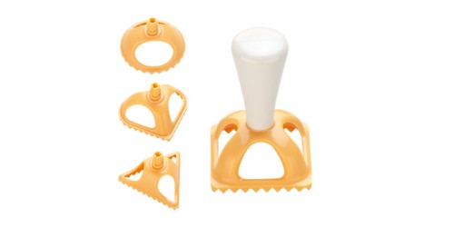 Ravioli-Former DELÍCIA, 4 Formen