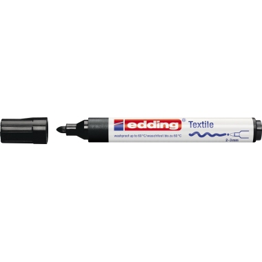 edding Wäschemarker creative 4500 2-3mm schwarz Rundspitze