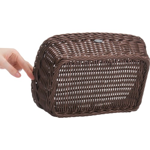 Westmark Korb rechteckig, 31,5 x 22 x 10 cm, braun