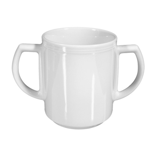 Seltmann Becher mit 2 Henkel 0,30 l, Form: Vitalis, Dekor: 00003