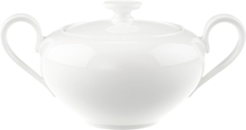 Villeroy & Boch Zuckerdose mit Deckel, Serie Stella Hotel, Inhalt: 0,35 Liter