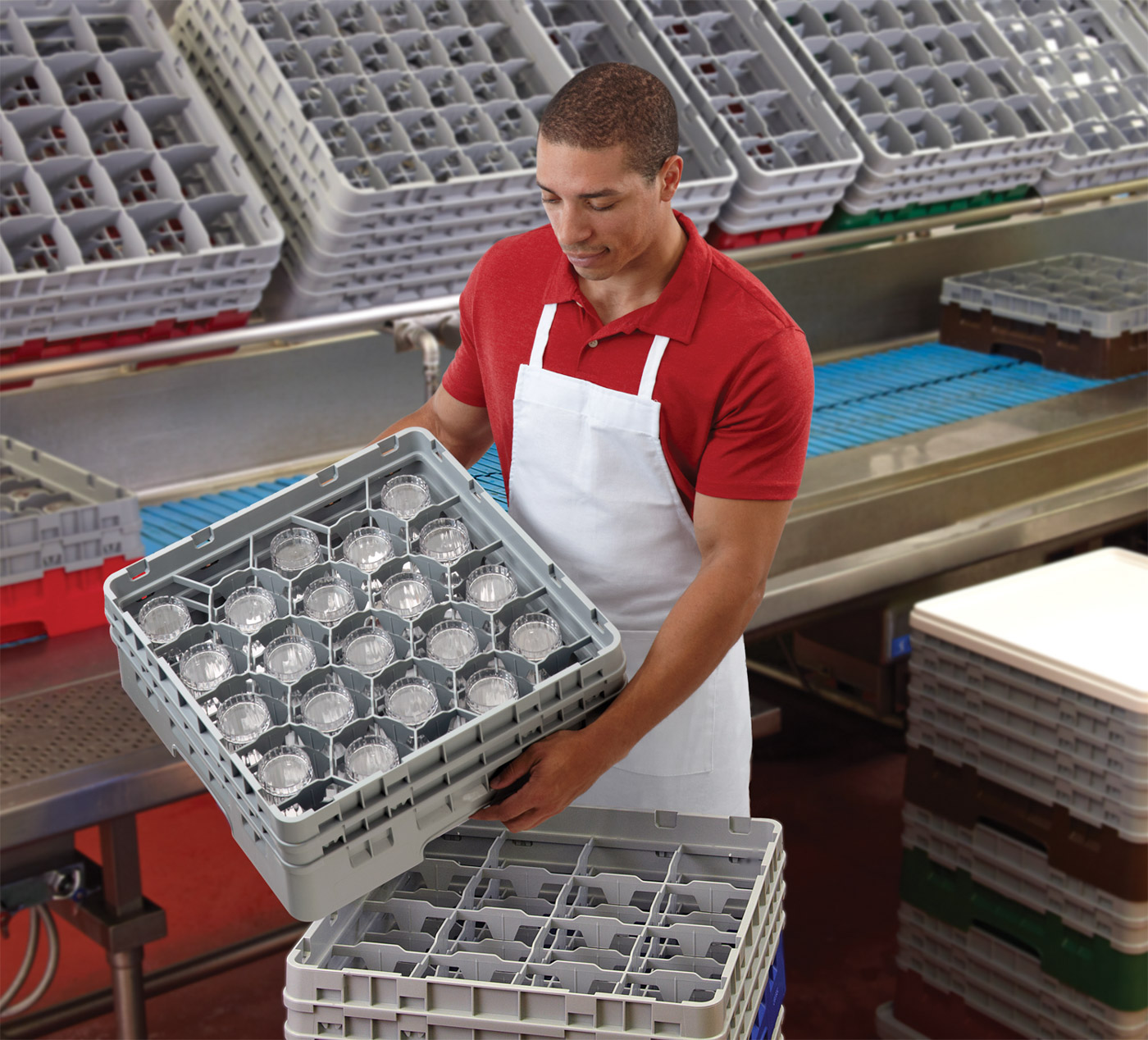 Camrack® mit 20 Fächern 13,3cm maximale Höhe von Cambro