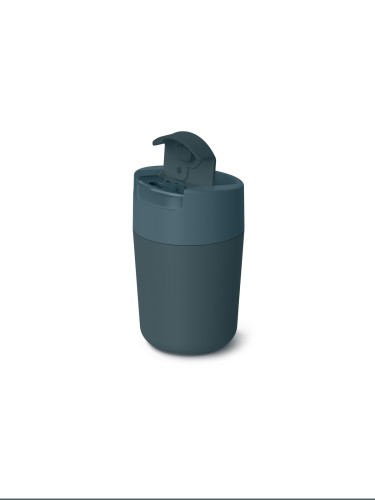 Joseph Joseph Sipp Reisebecher mit Klappdeckel - 340 ml - Blau