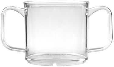 Roltex Tasse Progress mit 2 Henkeln, durchsichtig