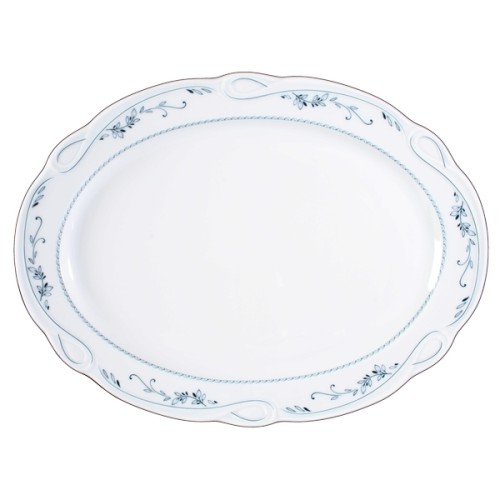 Seltmann Platte oval 35 cm, Form: Desiree, Dekor: 44935 Aalborg