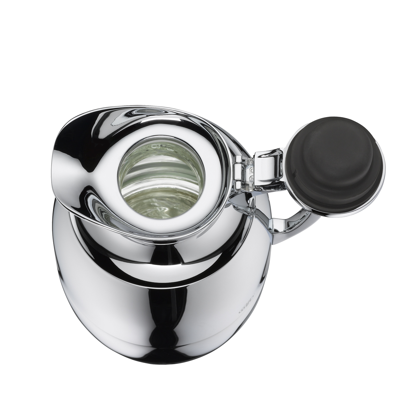 Isolierkanne Juwel 1,0 l; beste Isolierleistung hält 12 h heiß und 24 h kalt; isoliert mit hygienischem Hartglaseinsatz