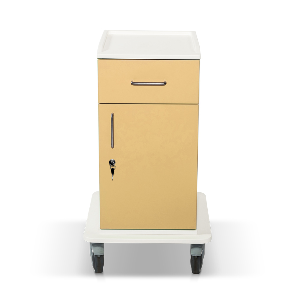 ETHERNASOLID® MULTICART Arbeitswagen T14 mit Schublade und Drehtür, beige