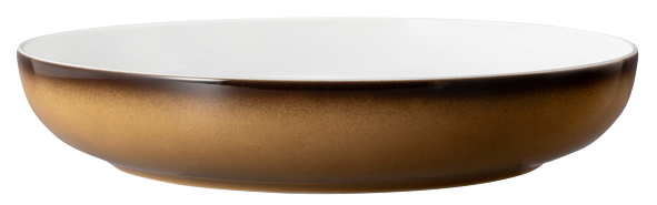 Seltmann Foodbowl 28 cm, Form: Coup Fine Dining, Dekor: 57125 caramel, hohe Kantenschlagfestigkeit, Made in Germany