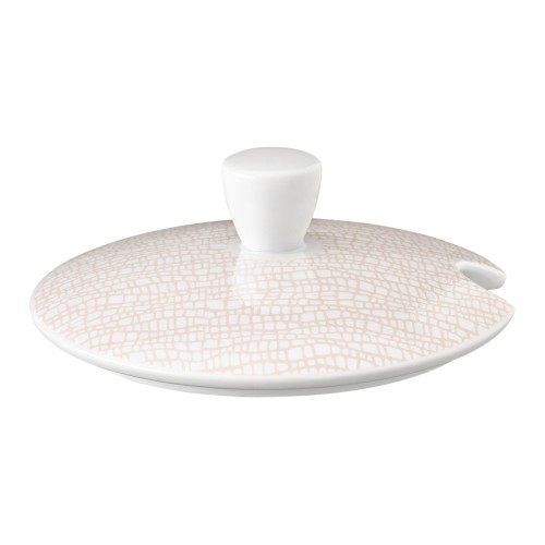 Seltmann Deckel zur Schüssel mit Deckel, rund, Form: Life, Dekor: 25673 Fashion posh rose, hohe Kantenschlagfestigkeit, Made in Germany