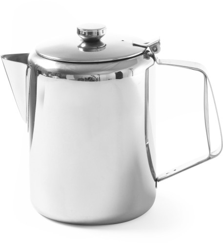 HENDI Kaffee- / Teekann mit Scharnierdeckel - 126x185 ØxH mm - 1,8 Liter