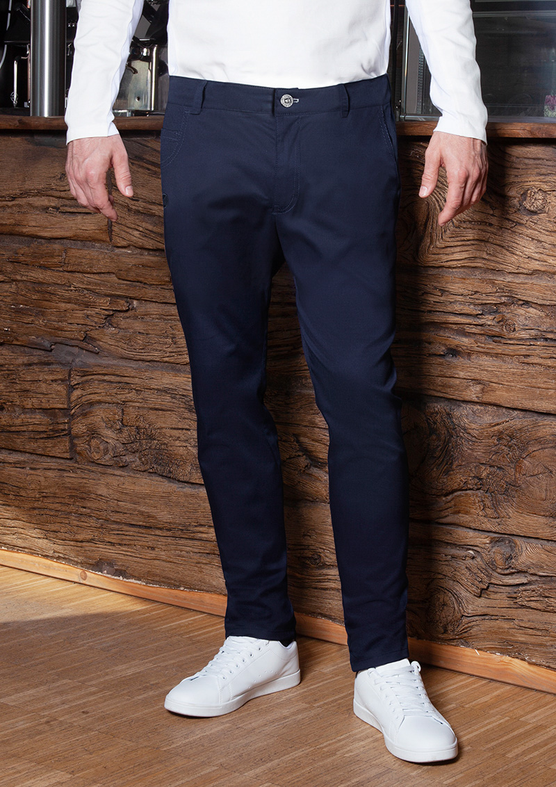 Herren 5-Pocket-Hose Classic-Stretch, aus nachhaltigem Material , Bio-Baumwolle - Größe: 46/s