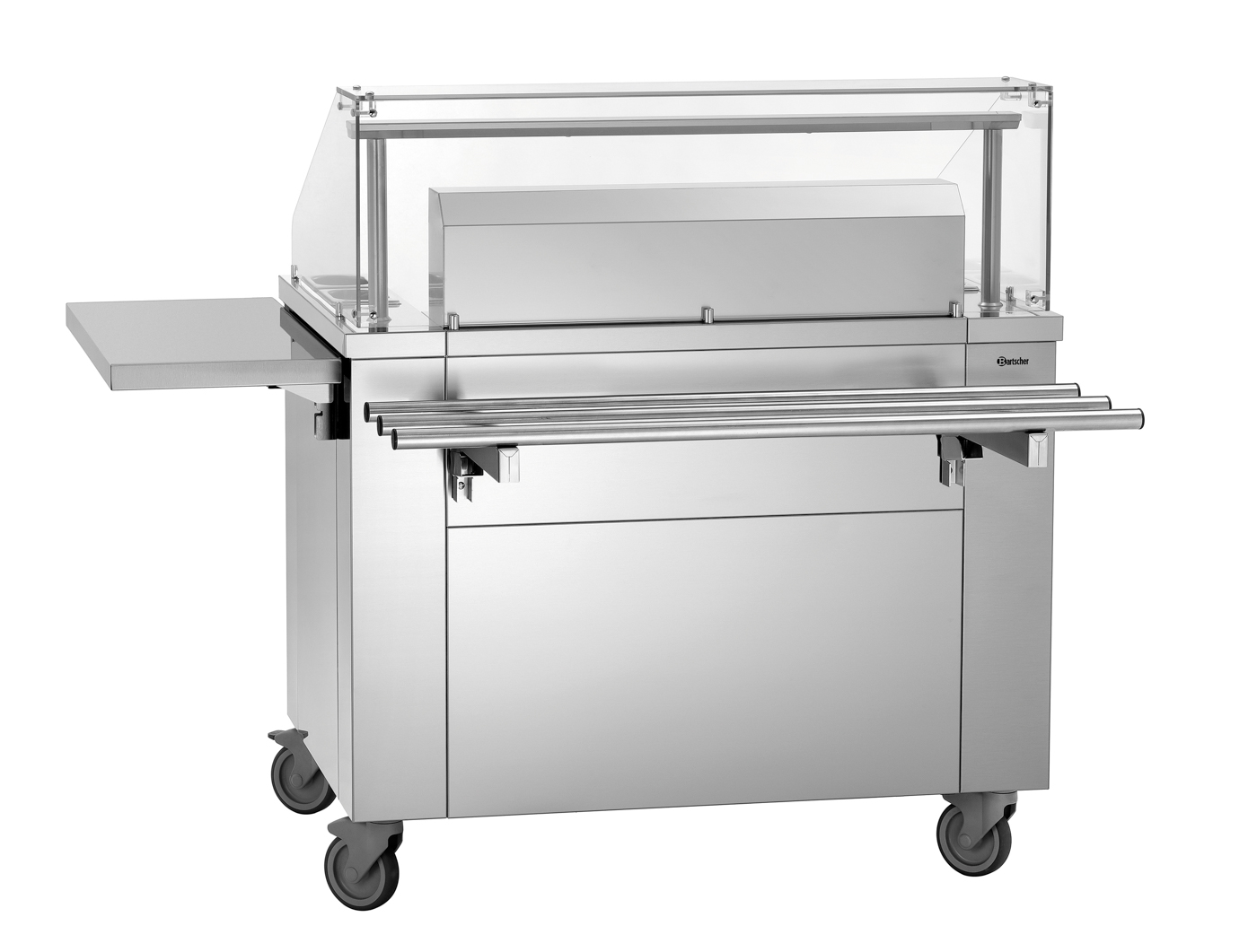 Bartscher Tablettrutsche KST2200 Plus |Inklusive: Befestigungsmaterial | Maße: 110 x34,5 x 13,0 cm. Gewicht: 4,1 kg