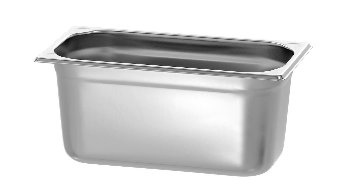 Bartscher GN-Behälter, 1/3GN,T150, Basic Line |Ausführung: Ohne Perforation | Maße: 32,5 x 17,6x 15,0 cm. Gewicht: 0,69 kg