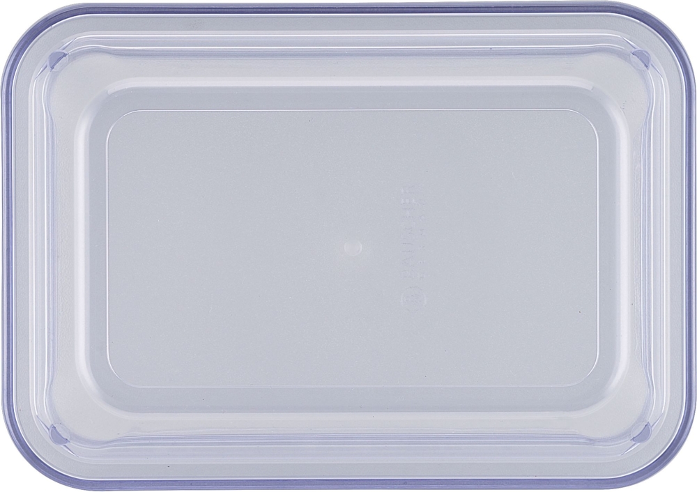 BAUSCHER kunststoffdeckel Deckel transp.-blau hoch 170 x 120 mm