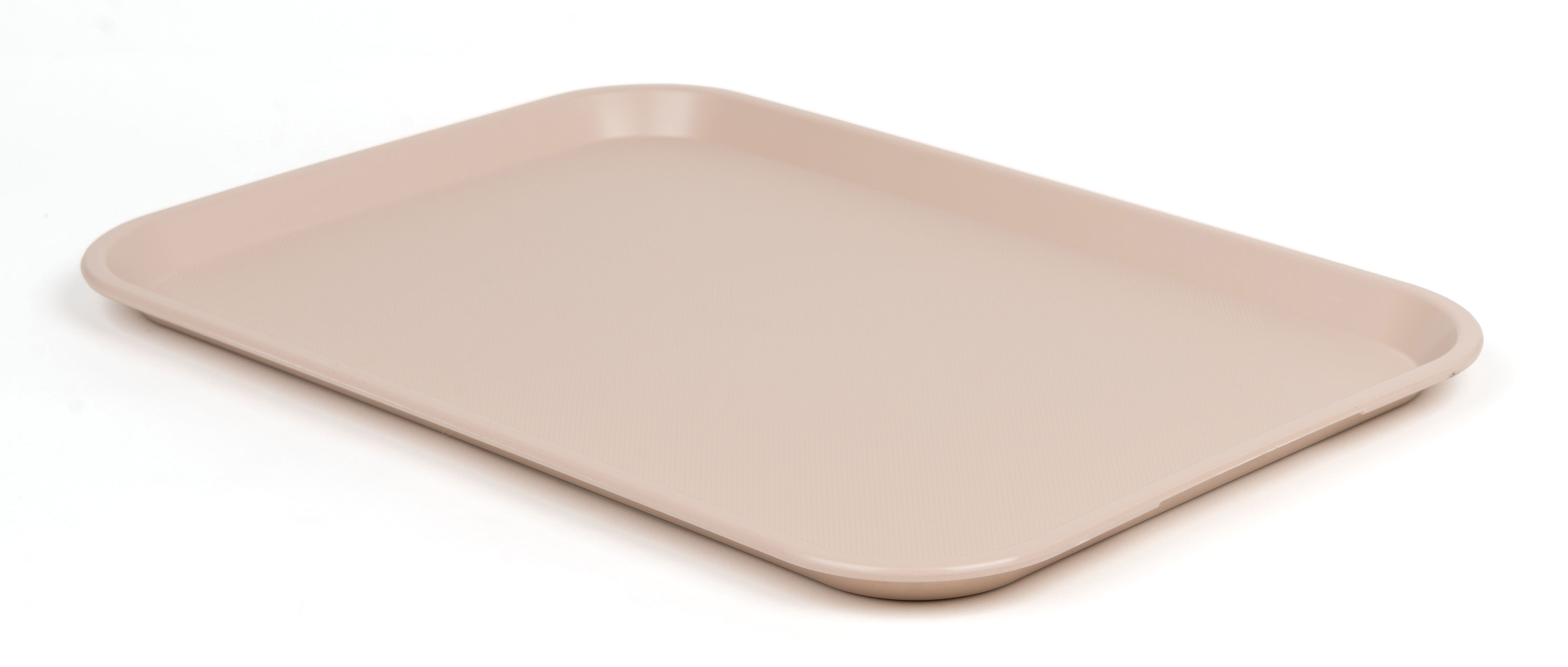 ARAVEN Fast Food-Tablett 530x370mm aus Polypropylen zum Servieren von Speisen, beige