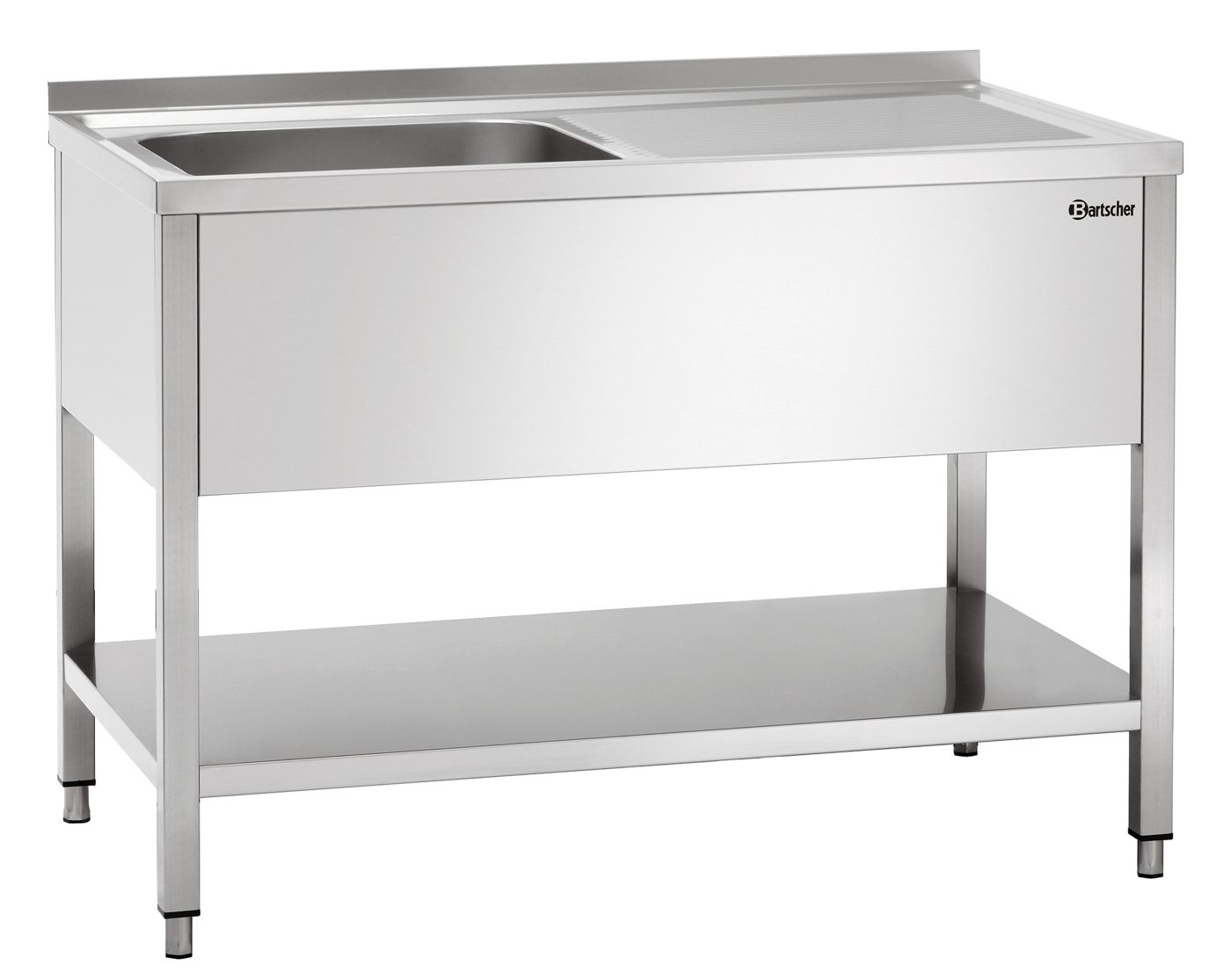 Bartscher Spüle 700, B1200, Becken LI | TiefeBecken: 500 mm | Maße: 120 x 70 x 85,0 cm.Gewicht: 33,2 kg