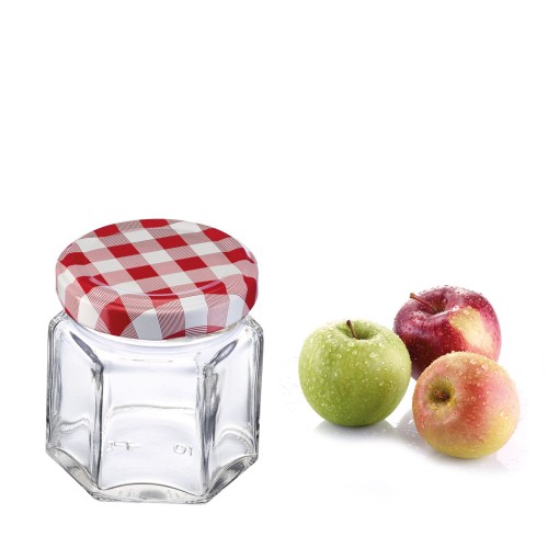 Westmark 8 Gläser »Eckig« 45 ml, ø 43 mm, mit Schraubdeckel