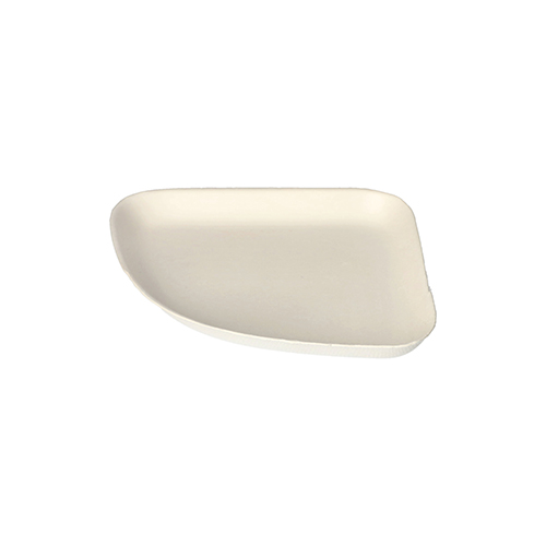 PAPSTAR 24 Teller 1/4, Zuckerrohr "pure" 1,3 cm x 13 cm x 13 cm weiss "Belle Vie, Ligne Carrée"