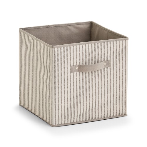 Aufbewahrungsbox, 100% Polypropylen (Vlies), 31x31x31 cm. Farbe: beige. Diese praktische Aufbewahrungsbox aus Vlies schafft zusätzlichen