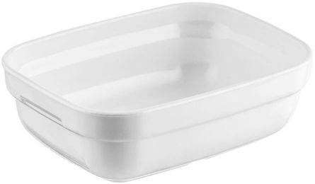 Roltex Schale rechteckig, 17 cm/400 ml Füllvermögen, passender Deckel 373-589