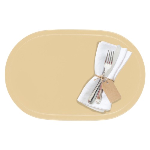Westmark Tischset »Fun« oval, 45,5 x 29 cm, beige