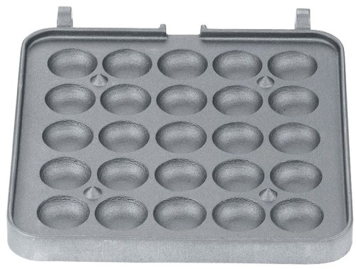 NEUMÄRKER Waffelbällchen Backplattensatz für Backsystem antihaftbeschichtetes Aluminium