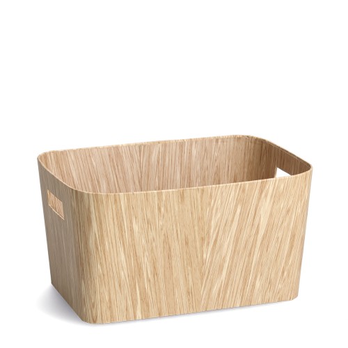 Aufbewahrungsbox "Holz", Pappe.