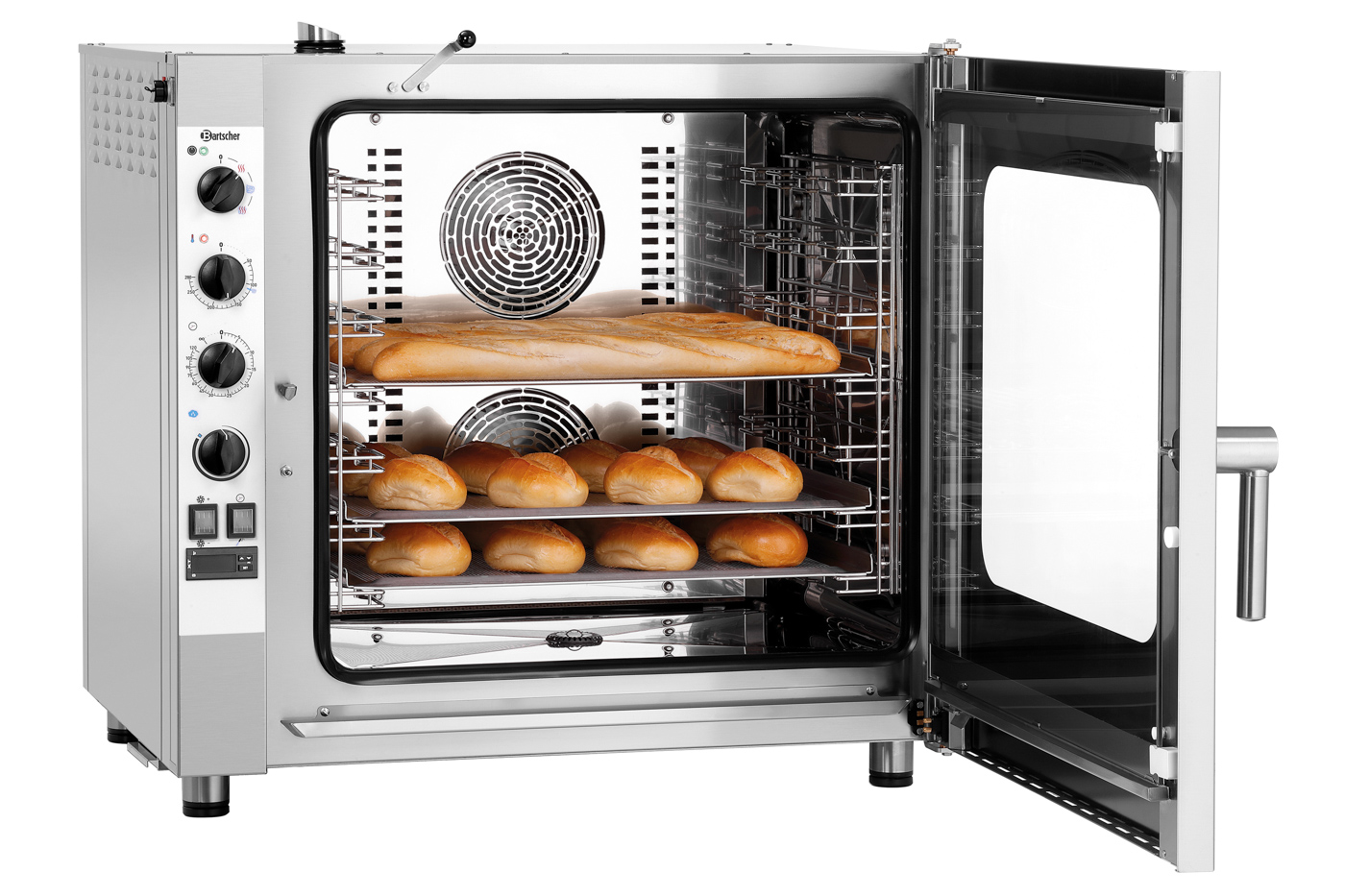 Bartscher Kombidämpfer Silversteam 7111M |Temperaturbereich bis: 280 °C | Maße: 89 x 83,5 x85,0 cm. Gewicht: 101 kg