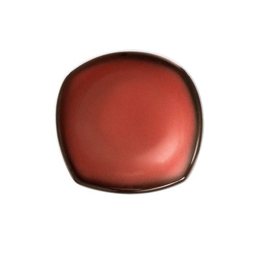 Seltmann Dipschälchen eckig 9 cm, eckig, Form: Savoy, Dekor: 57126 ziegel4, hohe Kantenschlagfestigkeit, Made in Germany