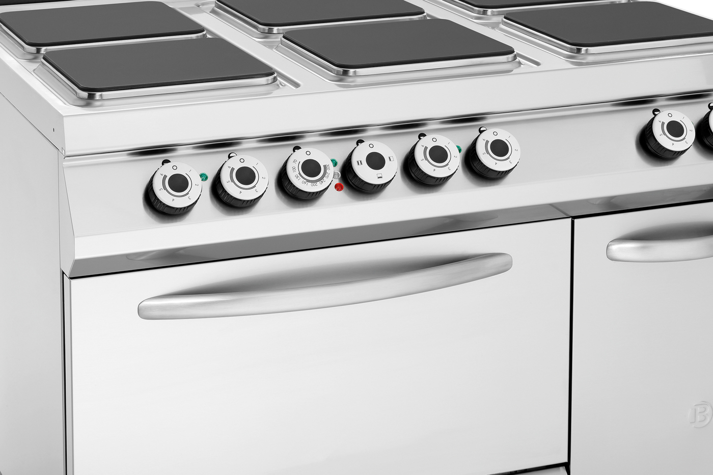 Bartscher 6 Platten Elektroherd, EBO 2/1GN |Inklusive: - | Maße: 120 x 90 x 90,0 cm. Gewicht:172,6 kg