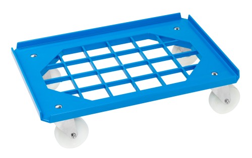 Kunststoffrollwagen - Maße: 61,5 x 41,5 x 17 cm - Gewicht: 3 kg - Belastungsgewicht: 200 kg