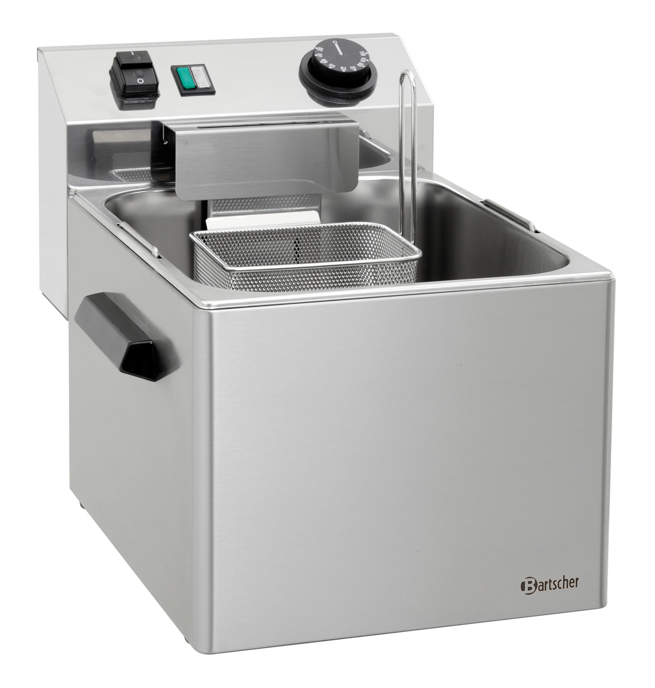 Bartscher Nudelkocher 1 Korb, 7L, TG | Spannung:230 V | Maße: 30,5 x 41 x 31,5 cm. Gewicht: 6,8 kg