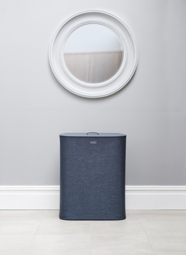 Joseph Joseph Tota 90-Liter-Wäschetrennkorb – Schwarz