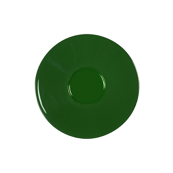 Untertasse 18 cm - Form: Table Selection - Dekor, 79174 dunkelgrün - aus Porzellan. Hersteller:, Eschenbach. "Made in Germany".