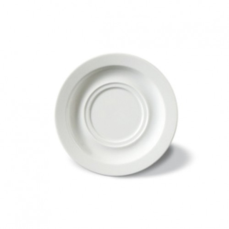 caterado Kaffeeuntertasse ADRINA, Farbe: weiß, Durchmesser: 15,5 cm,, Material: Porzellan, Hotelgeschirr,