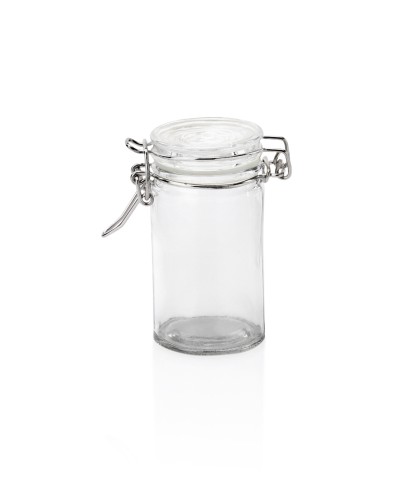 Petit-Bügelverschlussglas. Glas. Deckel mit Dichtung.