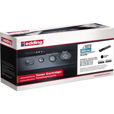edding Toner Brother TN-247BK EDD-1072 ca. 3.000 Seiten kein Originalzubehör schwarz