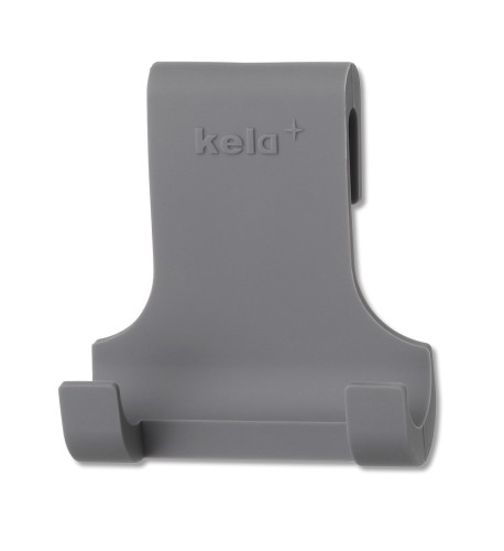 KELA Haken Tim Silikon dunkelgrau 8,5x4,0x9,5cm