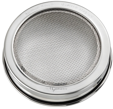 I Genietti Schraubdeckel Sieb * - aus Edelstahl (Quattro Stagioni) - Bormioli Rocco Professional